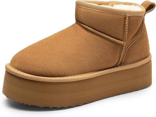 Women's Classic Mini Dupe Ugg Boots - (Platform)