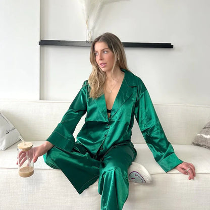 CASSY OVERSIZED SILK SET®