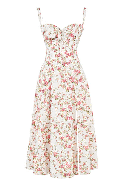 Carmen Rose Print Bustier Sundress®