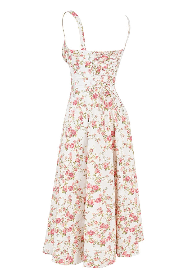 Carmen Rose Print Bustier Sundress®