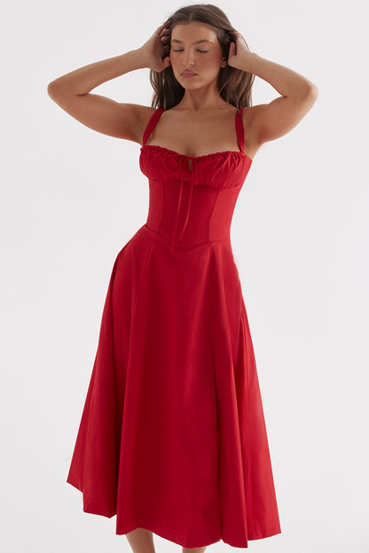 Carmen Red Rose Bustier Sundress®